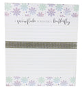 Holiday Reminder Notepad - Snowflake, Winters Butterfly