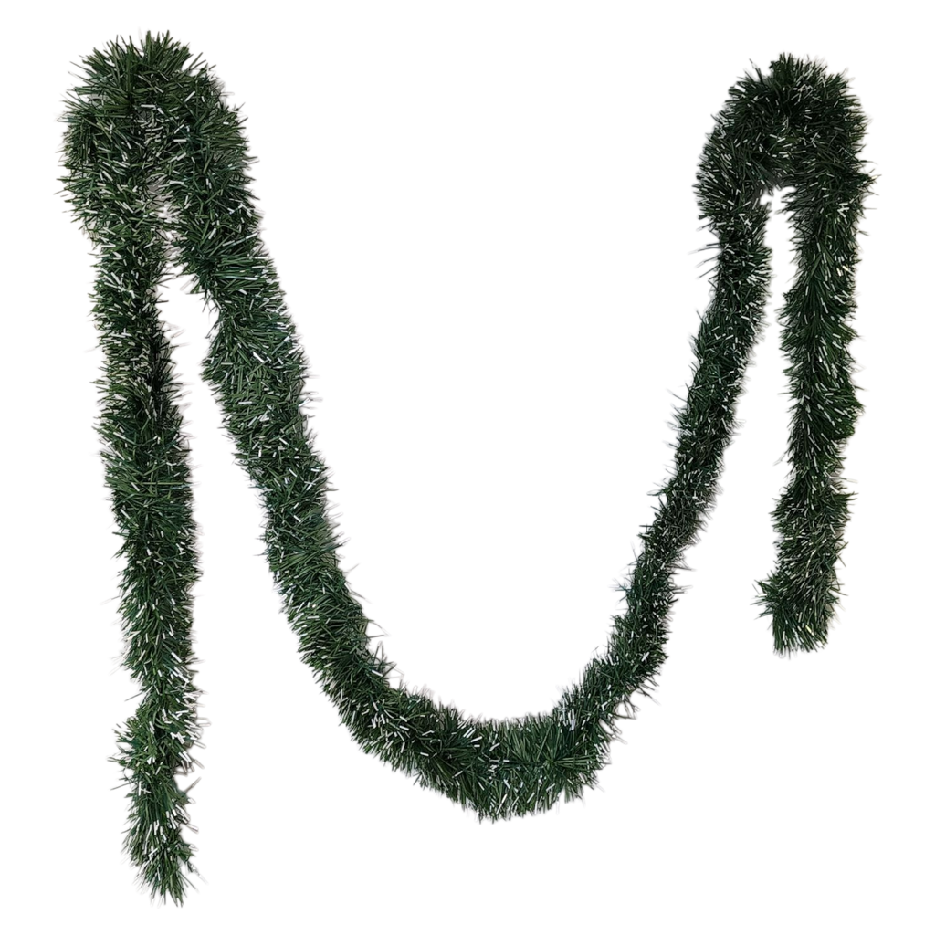 Pine Tinsel Garland - 9 Foot -