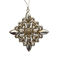5.5 Inch Metal Ornament Filigree - Quad