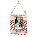 Spinning Frame Ornament - Our First Christmas