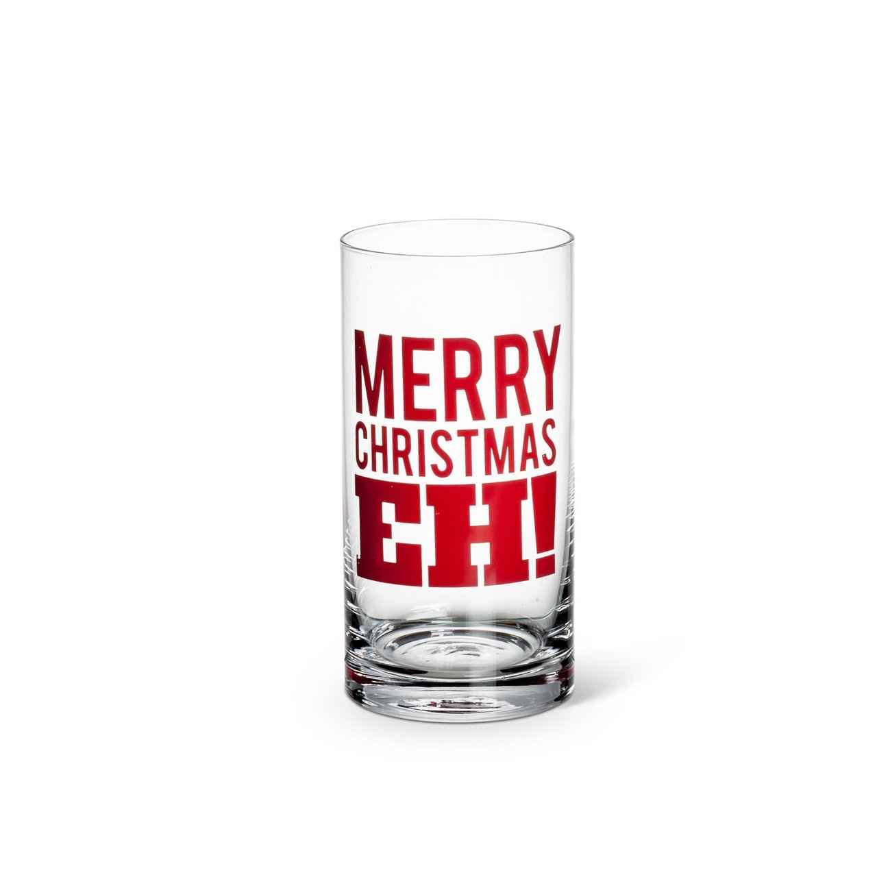 Mckenzie Merry Christmas, Eh! Highball Glass