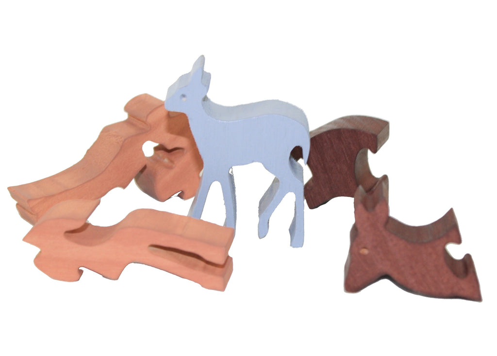 Wood Kids Puzzle - White-tailed Deer