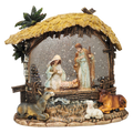 Enchanting Lighted Nativity Scene Snow Globe
