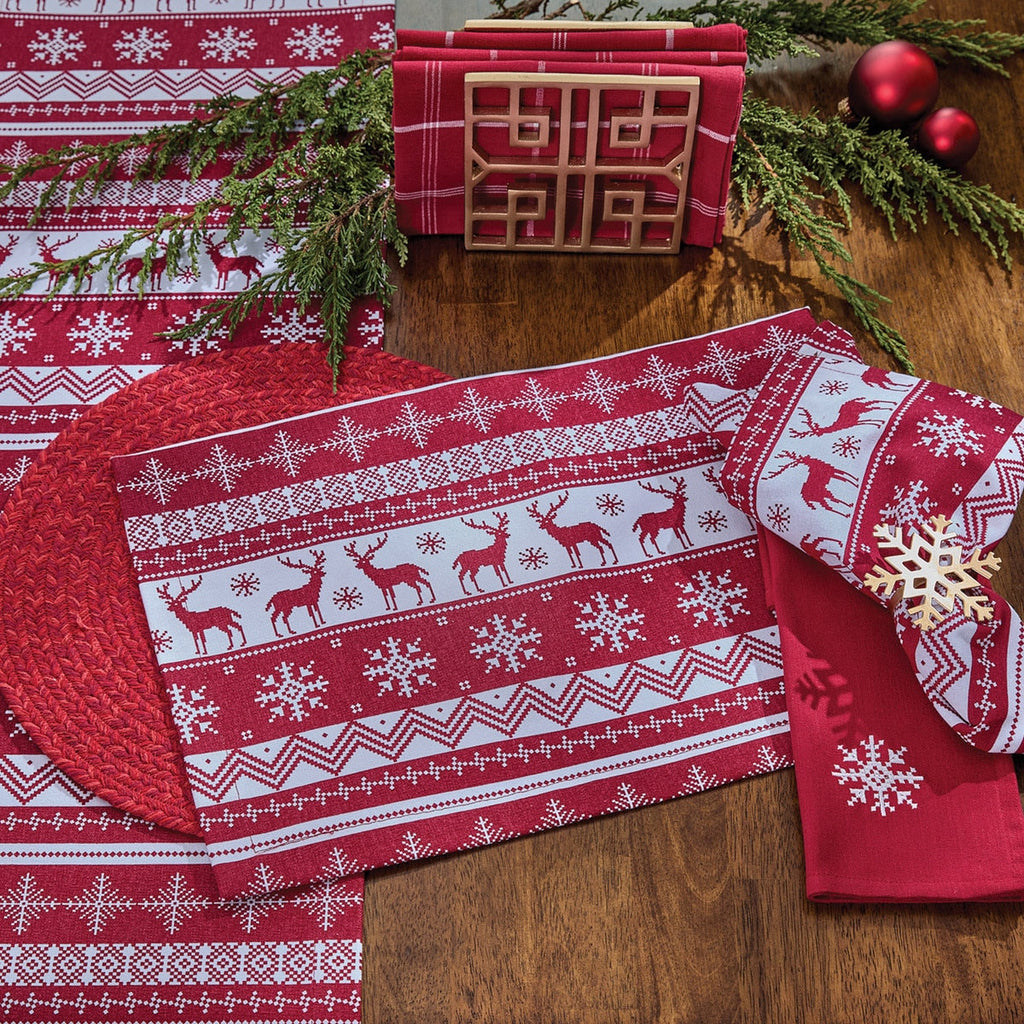 Patricia Heaton Home Holiday Fairisle Placemat