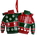 Christmas Sweaters Couples Ornament