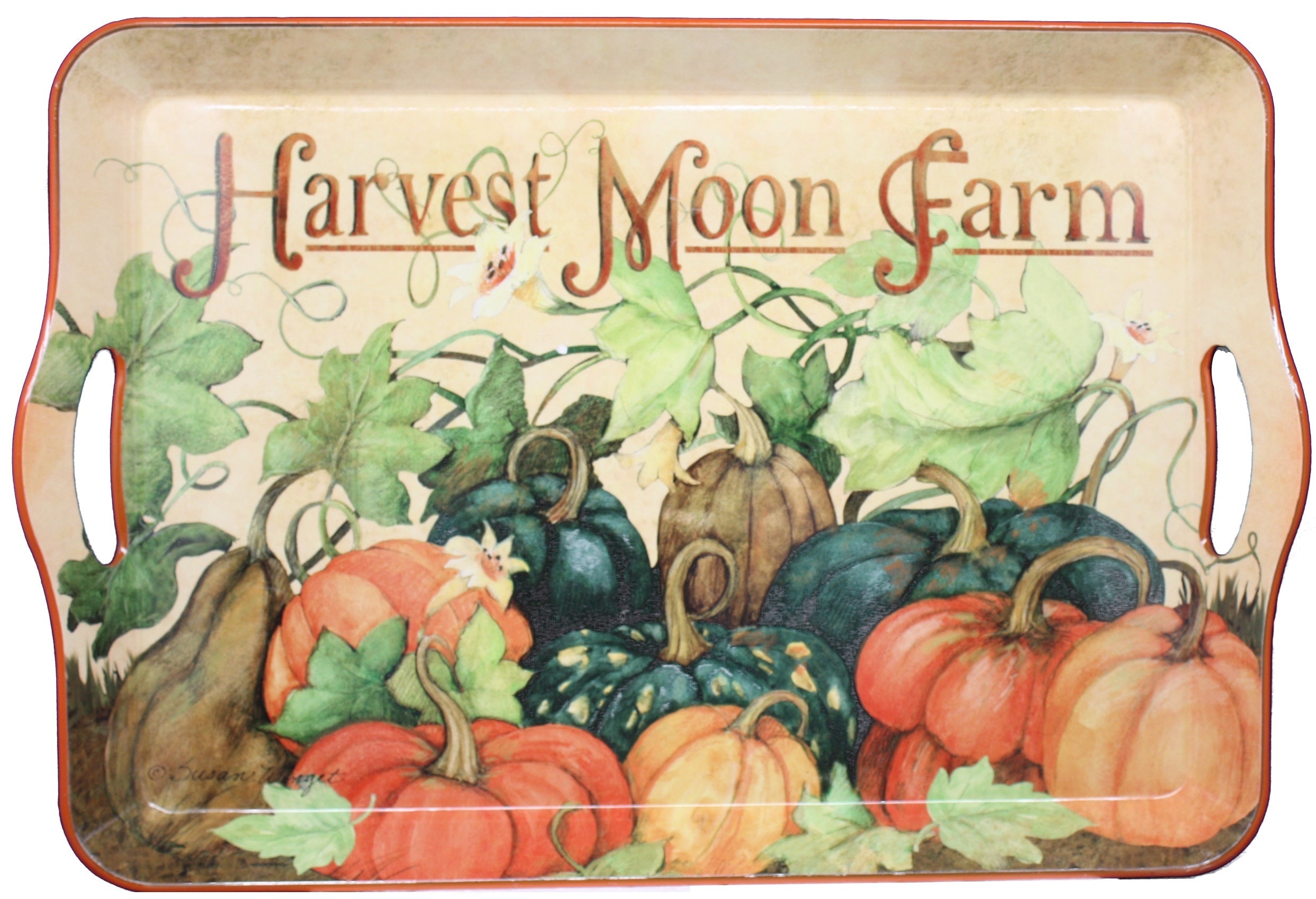 17.3-Inch Long Harvest Design Tray -