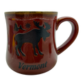 Vermont Moose Mug - Rustic Red