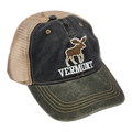 Two Tone Cap Vermont Moose - Green/Blue