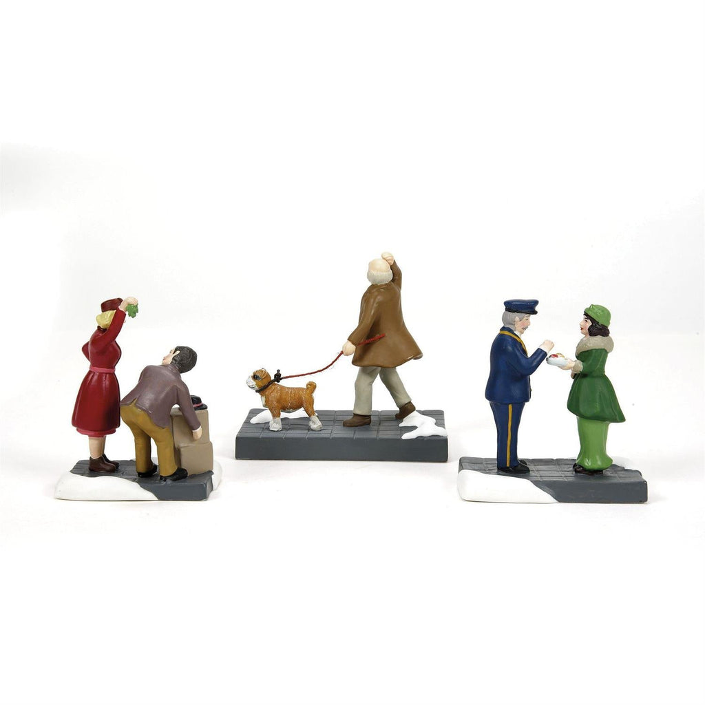 Christmas In The City Friends and Neighbors 3 piece set